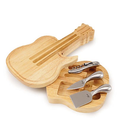 Musical Cheese Cutting Board and Tools Set